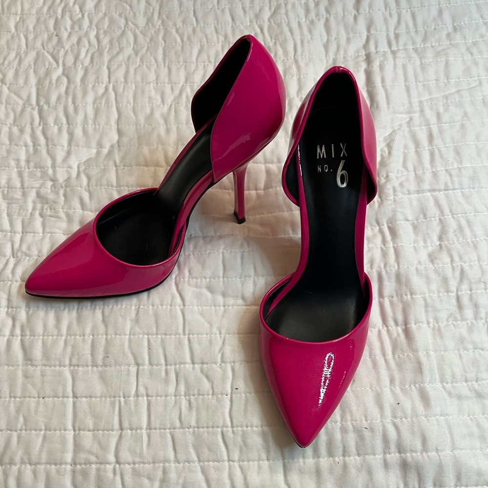 Hot pink mix no 6 heels